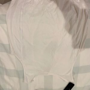 white open back Lulu lemon tank top